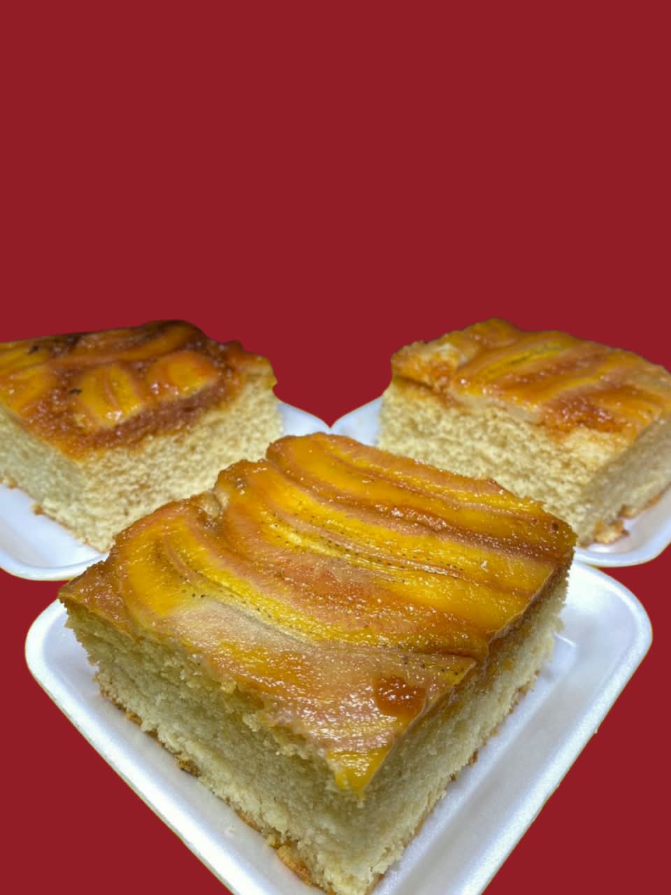 BOLO DE BANANA CARAMELIZADO