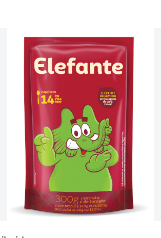 EXTRATO DE TOMATE ELEFANTE 190g