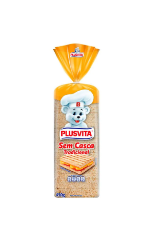 PÃO DE FORMA TRADICIONAL SEM CASCA